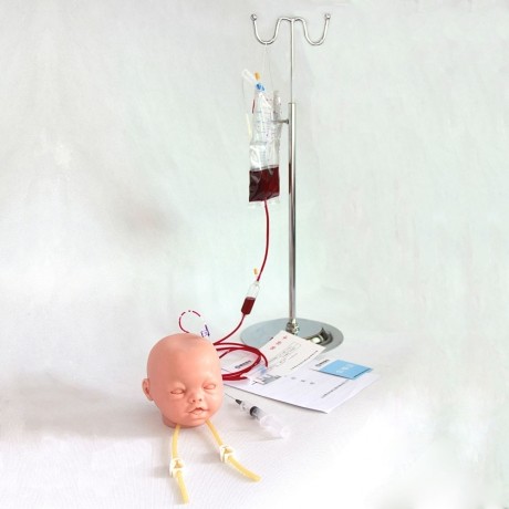 高級嬰兒頭部雙側(cè)靜脈注射穿刺訓練模型