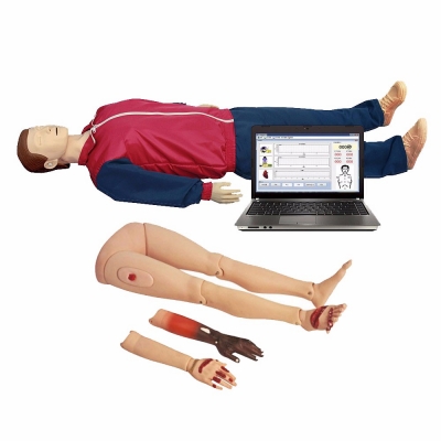 高級(jí)電腦心肺復(fù)蘇與創(chuàng)傷四肢模擬人（計(jì)算機(jī)控制二合一）