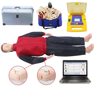 高級(jí)電腦心肺復(fù)蘇、AED除顫儀、創(chuàng)傷模擬人（計(jì)算機(jī)控制三合一） 